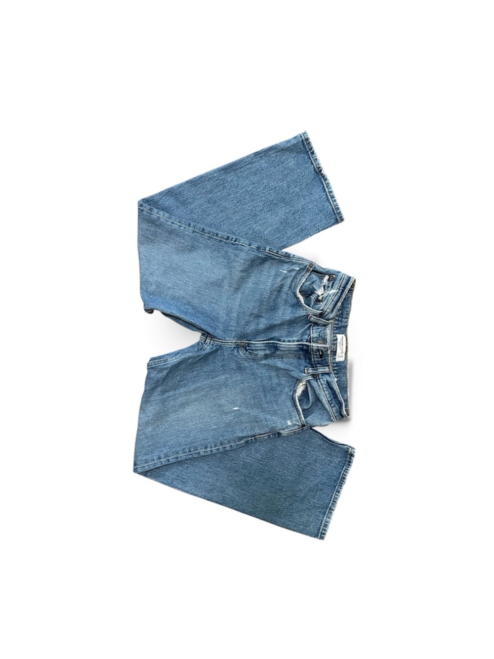 Abercrombie & Fitch Mid Blue Straight-Leg Women's Jeans